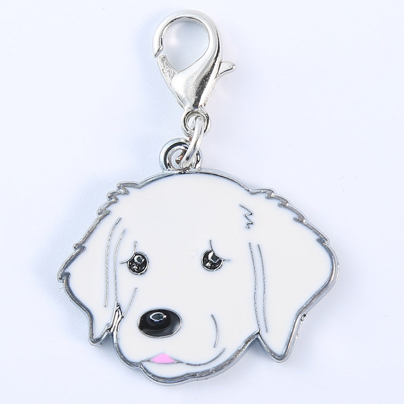 White Labrador Retriever Keychain/Pendant