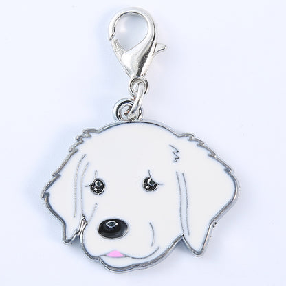 White Labrador Retriever Keychain/Pendant