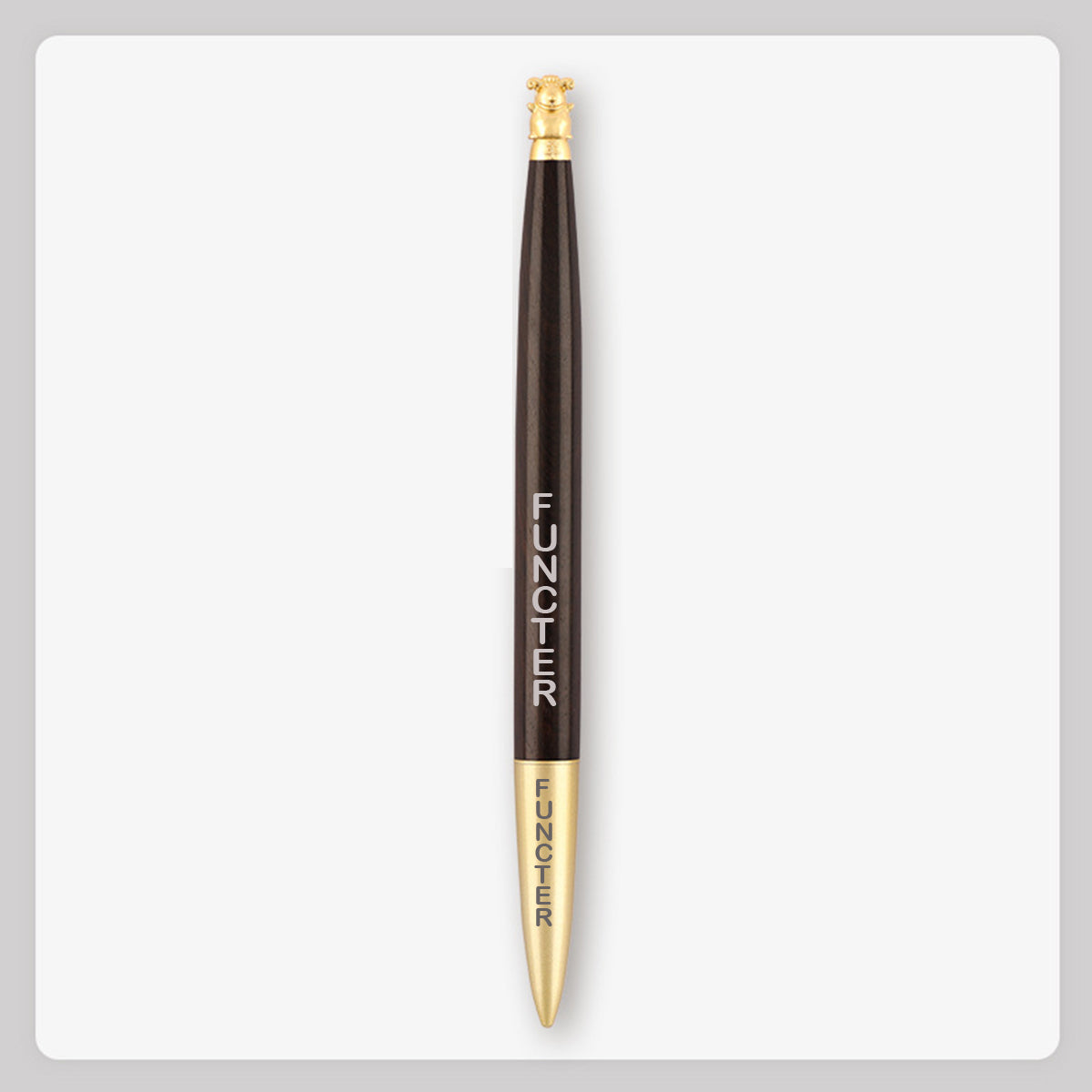 Brass Goat(Wei) Black Sandalwood Ballpoint Pen Business Pen