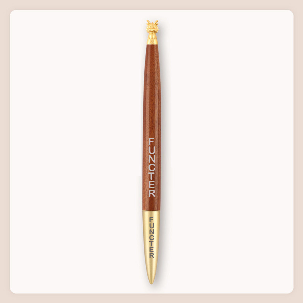 Brass Dragon(Chen) Rosewood Ballpoint Pen Business Pen Zodiac Pen