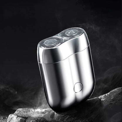 Mini Dual-Head Electric Shaver,Waterproof Mini Electric Shaver for Men