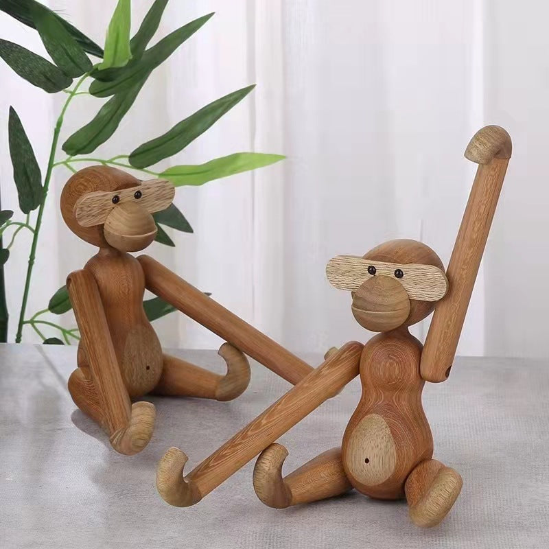 Customizable wooden doll decorations