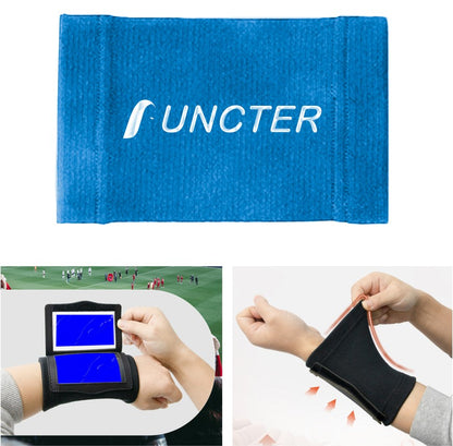 Double Layers Clear PVC Wrist Playbook Tactical Book Rugby Wristband