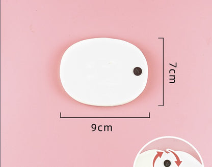 Smiley Face Shape Portable Compact Memo Pad