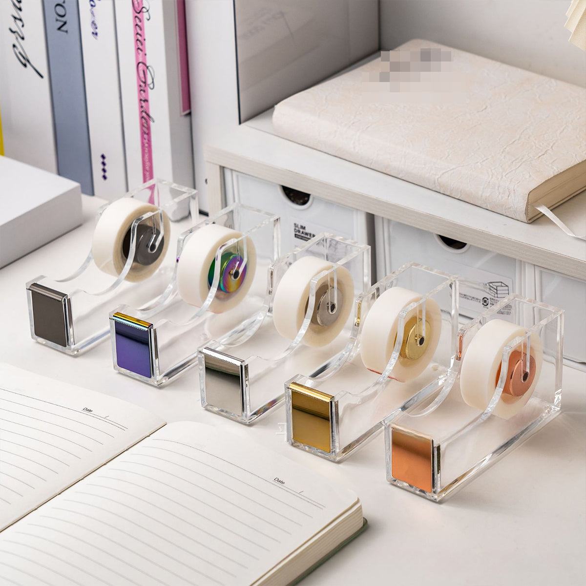 Acrylic Desktop Tape Dispenser Stationery