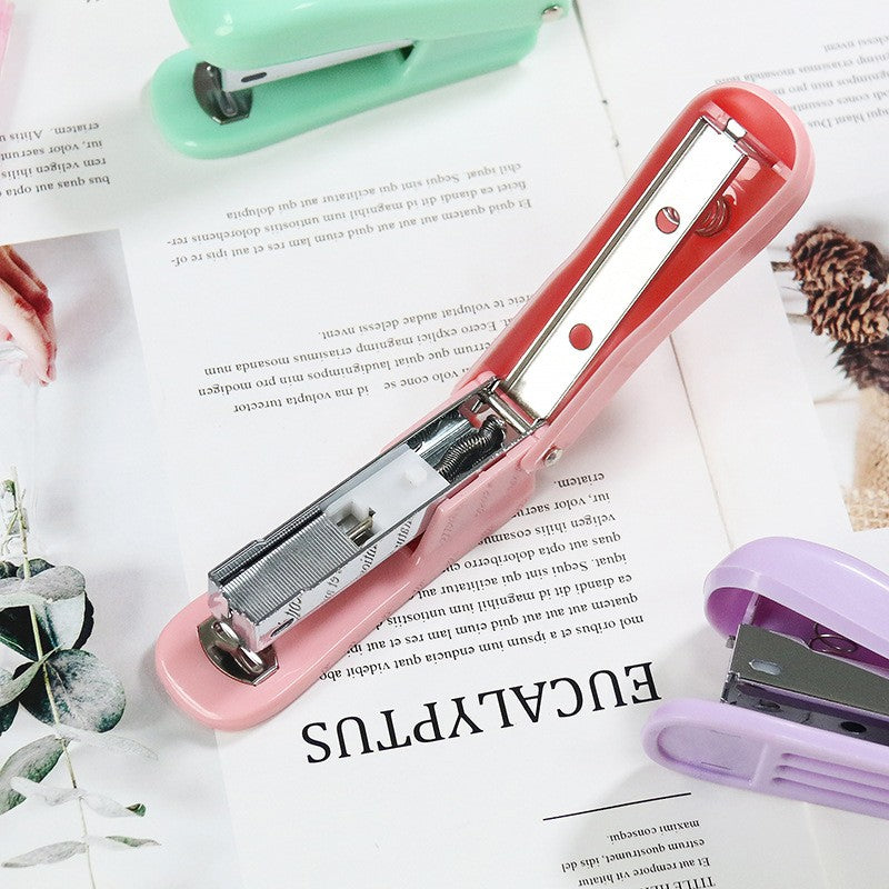 Macaron Color Multifunctional Handheld Stapler
