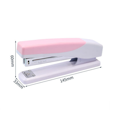 Double Macaron Color Office Using Handheld Stapler