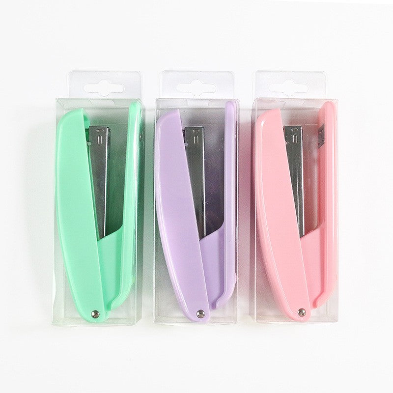 Macaron Color Office Using Handheld Stapler