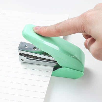 One Finger Macaron Color Office Using Handheld Stapler