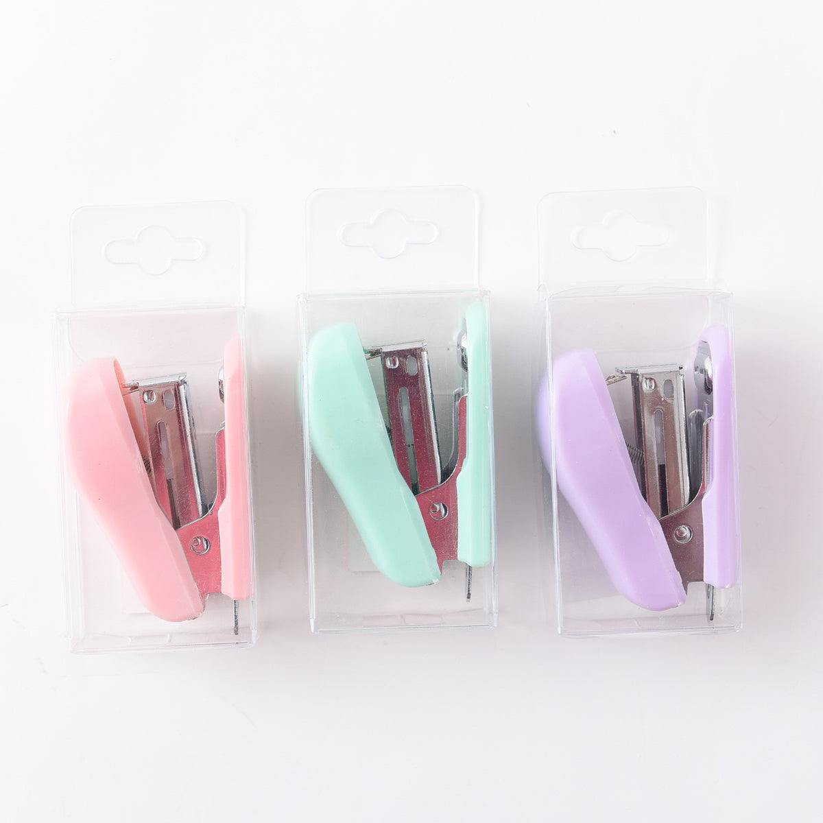 Multi Functional Macaron Color Office Using Handheld Stapler #1038