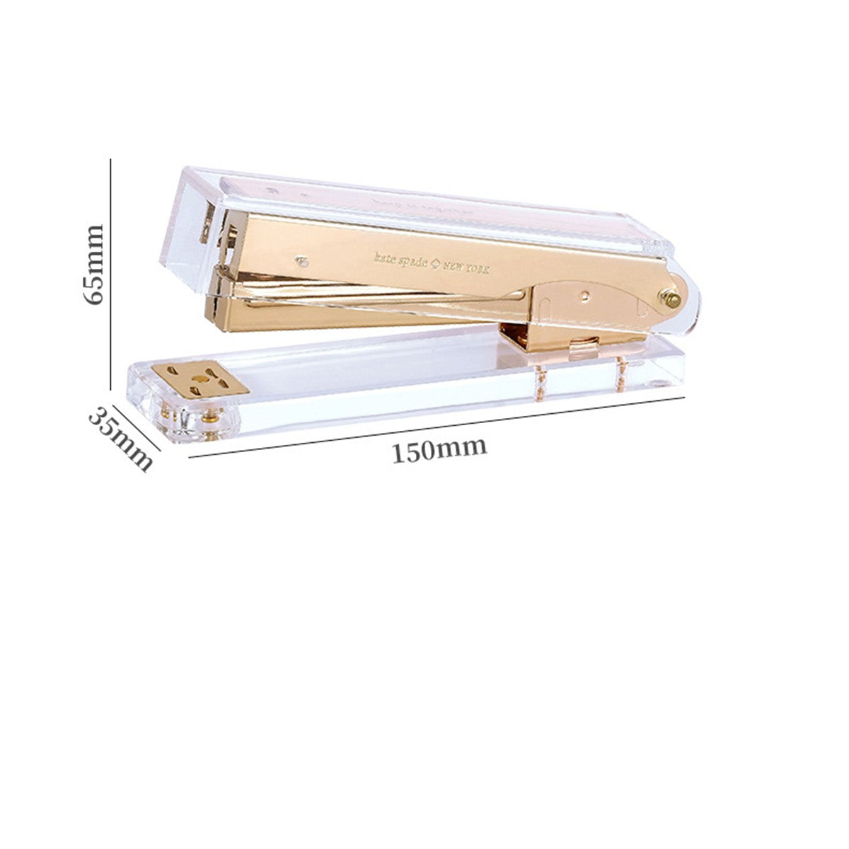 Transparent Acrylic Office Using Handheld Stapler 5.91"