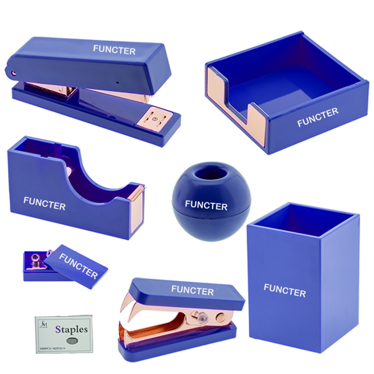 Mini Acrylic Stapler Stationery 8 PCS Set #5