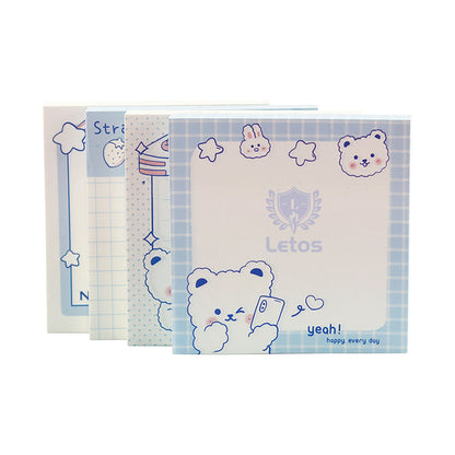 Cartoon White Bear Multi-style Customizable Post-it Memo/80pcs