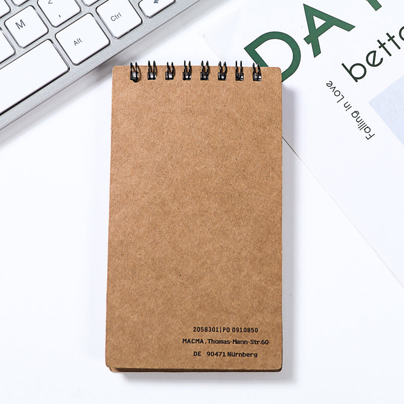 The back of the memo pad is shown