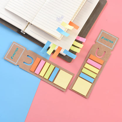 Cowhide Index Stickers Portable Notepad/20 sheets