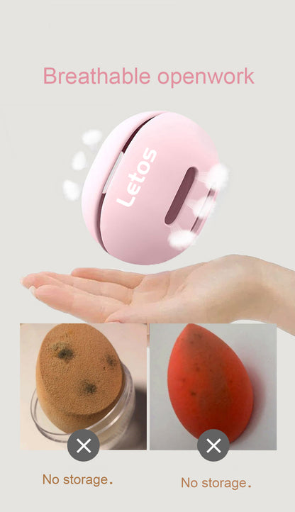 Silicone Beauty Egg "Breathe" Organizer Compartment