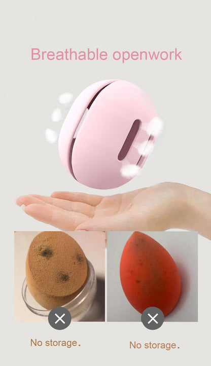 Silicone Beauty Egg "Breathe" Organizer Compartment