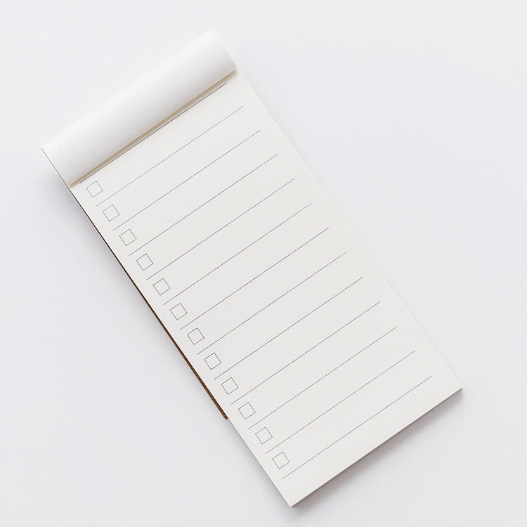 Kraft Portable TODO Planner Tear-Off Notebook/30 Sheets