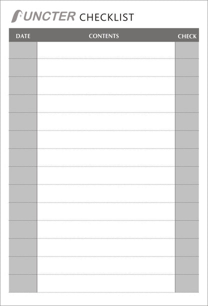 Simple Self-Discipline Memo Planner/40 Sheets