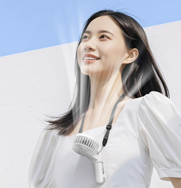 Portable Rechargeable Mini Fan W/ Clip Handheld Foldable Fan