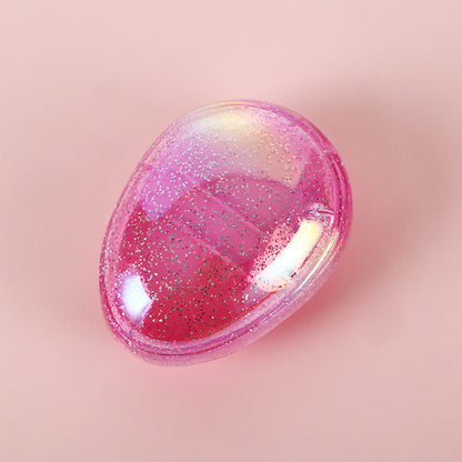 Star Egg Comb Plastic Massage Comb