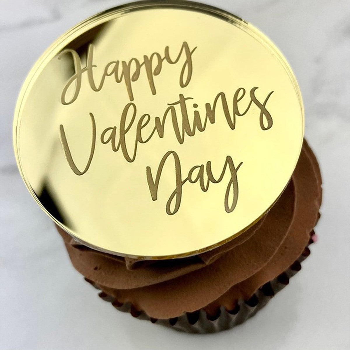 Round Shape Acrylic Insert For Cookies Cake Decoration Cake Topper