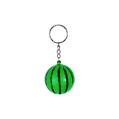 PU Simulated Watermelon Stress Reliever Ball Keychain
