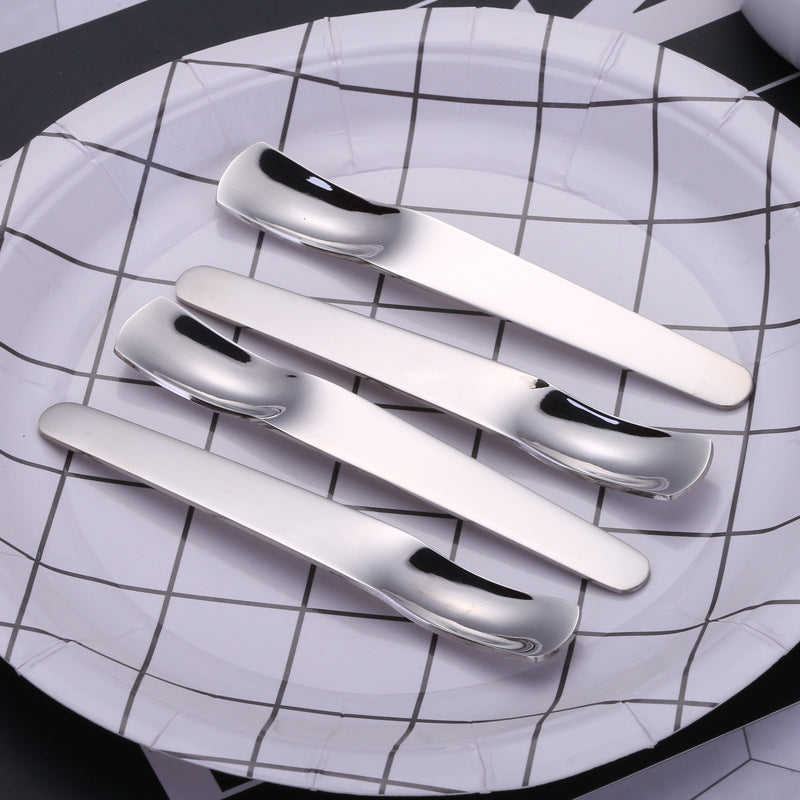 4.33" Stainless Steel Ice Cream Spoon Yogurt Spoon 304 Coffee Pudding Spoon