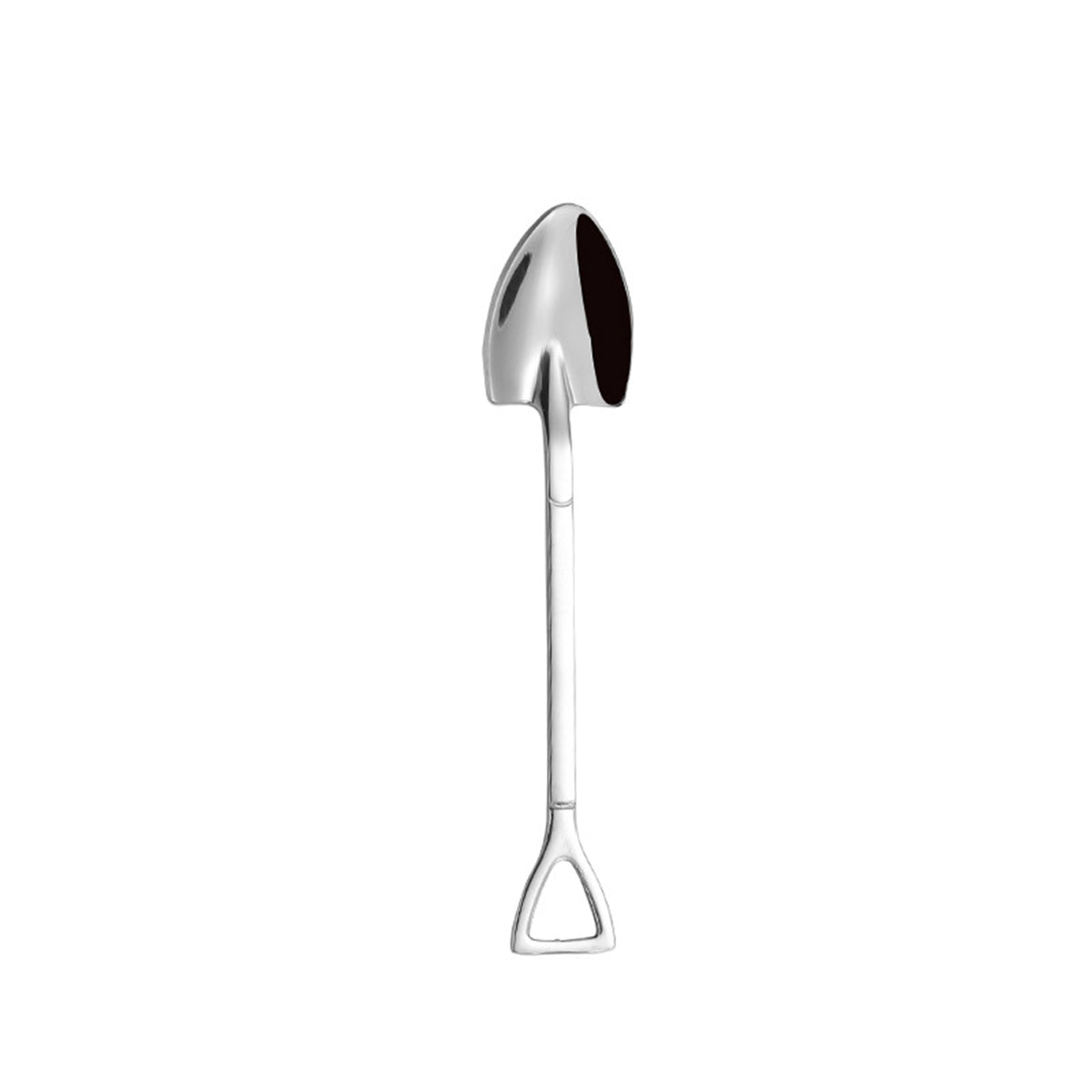6" Matt Surface #304 Stainless Steel Ice Cream Round Shovel Spoon