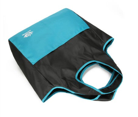 Polyester Grocery Foldable Shoulder Bag Travel Shopping Tote Bag 27L