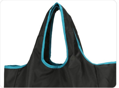 Polyester Grocery Foldable Shoulder Bag Travel Shopping Tote Bag 27L