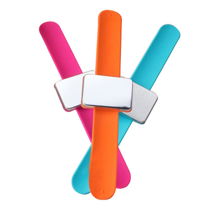 Slap Bracelet W/ Hair Pin Holder Magnetic Wristband