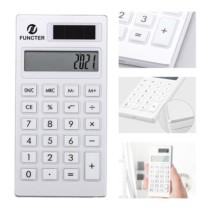 Solar Power Electronic 12 Digits Desk Calculator
