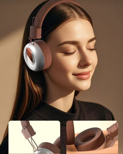 Retro Classic Metal Wireless Noise Cancelling Headphones