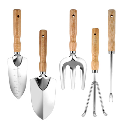 Stainless Steel Garden Tools Set (5 Pcs)
