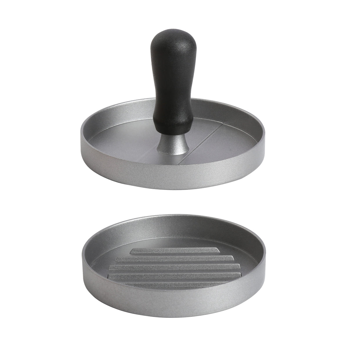 Food-grade Solid Aluminum Alloy Burger And Meat Press Contains 100 patty papers