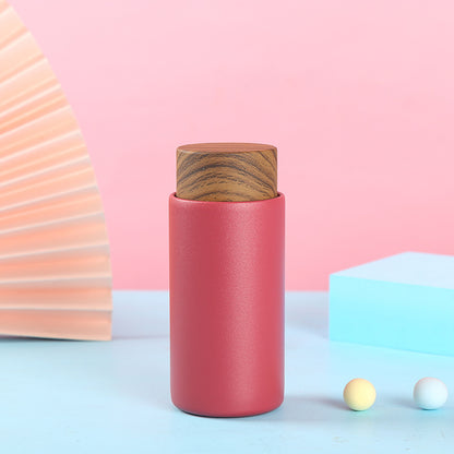 Wooden Lid for Stainless Steel Insulated Water Bottle 8 oz.