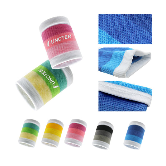 Terry Cloth Sport Wristband Embroidery