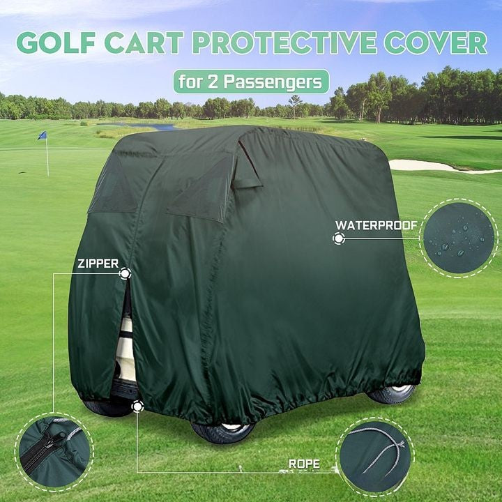 Golf Cart Cover Waterproof Durable Polyester Golf Cart Cover