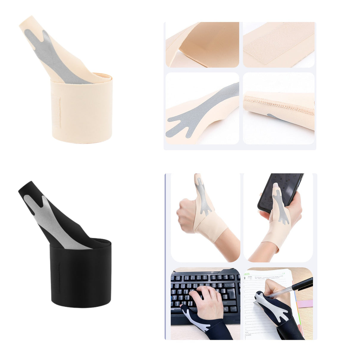 Left Hand Tendinitis Wrap Anti-Sprain Compression Wrist Support
