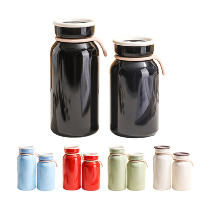 Stainless Steel Insulated Vacuum Cute Milk Water Bottle 13 oz.