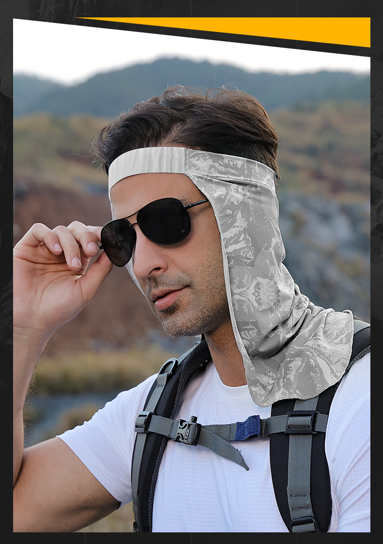 Cycling Cooling Sun Block Hat Curtain Outdoor UV Mask