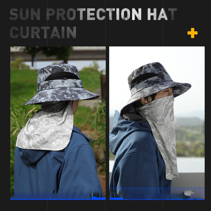 Cycling Cooling Sun Block Hat Curtain Outdoor UV Mask