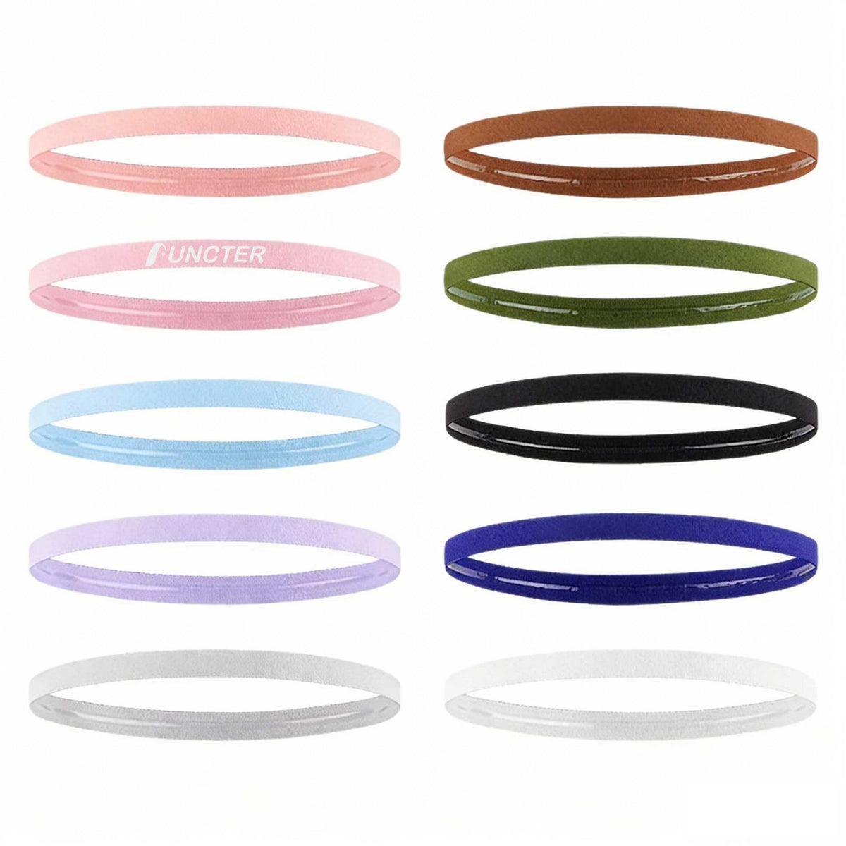 Non-slip Silicone Tape Sweat Absorbing Athletic Sport Headband