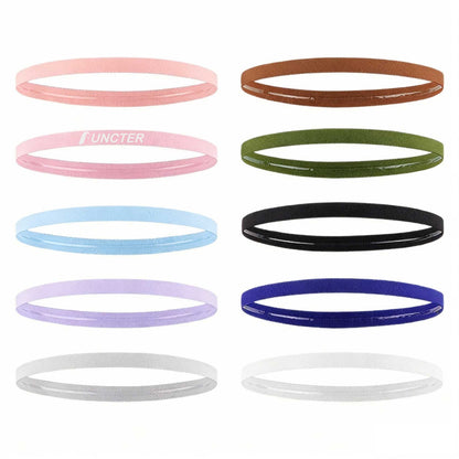 Non-slip Silicone Tape Sweat Absorbing Athletic Sport Headband