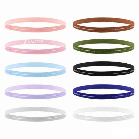 Non-slip Silicone Tape Sweat Absorbing Athletic Sport Headband