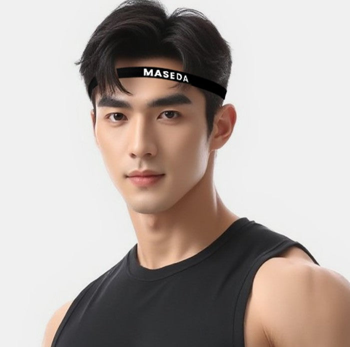 Non-slip Silicone Tape Sweat Absorbing Athletic Sport Headband