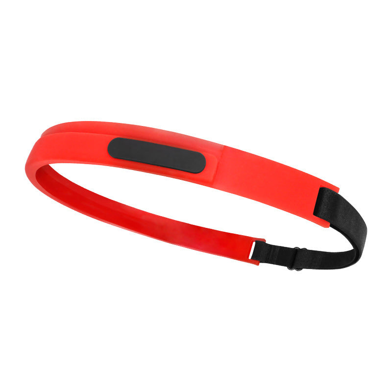 Silicone W/ Adjustable Clip Double Layer Sweat Headband