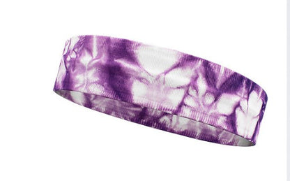 W/ Double Non-slip tape High Elastic Sweat Absorbing Headband