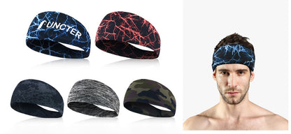 Yoga High Elastic Sweat Absorbing Air-permeable Wide Headband